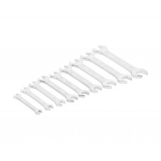 Набор ключей гаечных (рожковых) двусторонних 9 шт. (6-24) хромированных HORTZ