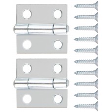 Петли универсальные, набор 2 шт., цинк 25 х 24 мм (66361)