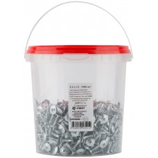 Саморезы для листовых пластин, наконечник-сверло 4,2 х 13 (фасовка Ведро 1000 шт) (22813-7В)