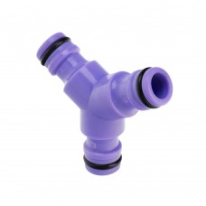 Тройник для разветвления или соединения, штуцерный, пластмассовый Palisad (66468)