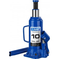 Домкрат гидравлический бутылочный 10 т 228-462 мм Профессионал ЗУБР 43060-10