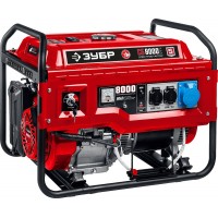 Генератор бензиновый 8000 Вт с электростартером ЗУБР СБ-8000Е