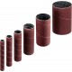 Набор втулок шлифовальных для станка СШО-500 МАСТЕР 6 шт: 13; 19; 26; 38; 51; 76 мм высота 115 мм Р80 ЗУБР 35649-H6-80