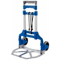 Складная хозяйственная тележка до 60кг каркас и платформа из алюминия платформа 39х28 см колеса d13 см вес 3.2кг Профессионал ЗУБР ТР-60 38750-60