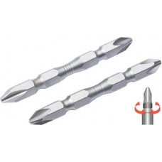 Бита, двусторонняя, 1/4, PH2/PH2, 65 мм, усиленная, 2 шт, Licota, ABD-70000