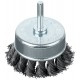 Корщетка-чашка, со штифтом, стальная витая проволока 70 мм (38595)