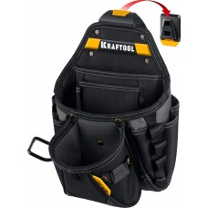Сумка поясная 350 х 260 мм с быстросъёмным креплением FastClip KP-27 KRAFTOOL 38773