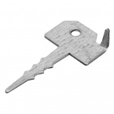 Крепление террасной доски Ключ (Кляммер) 2 мм, 60мм х 30 мм, цинк Сибртех (46557)