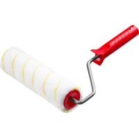 Малярный валик POLYTEX PRO, 48 х 240 мм, бюгель 8 мм, ворс 12 мм, полиакрил/полиэстер, все виды ЛКМ MIRAX 03816-24