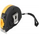 Рулетка Профи, калибр.лента, нейлон.покр., магн.крючок, эласт.корпус черн-желт., двойн.стопор 5 м х 19 мм