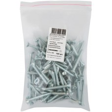 Шурупы оцинкованные, остроконечные DIN7982, 5,5 х 45 100 шт Фасовка (21770-0)