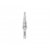 Сверло ступенчатое винтовое 4-12 ст.5 (dхв=6,3, Р6М5) (4;6;8;10;12) HORTZ