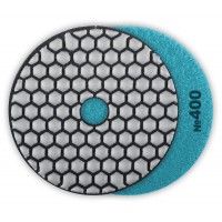 Круг алмазный гибкий шлифовальный АГШК 100 мм, №400, сухое шлифование ЗУБР Профессионал 29868-400