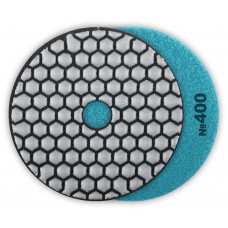 Круг алмазный гибкий шлифовальный АГШК 100 мм, №400, сухое шлифование ЗУБР Профессионал 29868-400