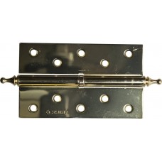 Петля карточная разъёмная левая 125?75?2.5 мм цвет латунь PB 2 шт ЗУБР 37605-125-1L