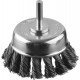 Щетка чашечная для дрели d 75 мм, жгутированная стальная проволока 0.3 мм ЗУБР Профессионал 35255-075_z02