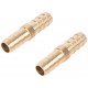 Адаптеры-соединители елочка 10 мм, латунь, 2 шт. (81118)