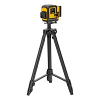 Лазерный уровень мультипризменный DLV-360-3T, 30 м, зеленый луч, Li-Ion 2,4 Aч, штатив // Denzel (350805)