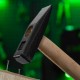Молоток слесарный 300 г, квадратный боек, деревянная рукоятка Сибртех
