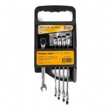 Набор гаечных трещоточных ключей НТК-5 (8-14) (КВТ) 79200