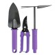 Набор садового инструмента с секатором, пластиковые рукоятки, 3 предмета, Standard, Palisad (62904)