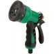 Пистолет для полива, 8 режимов, зеленый 170 мм (77305)