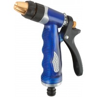 Пистолет для полива регулируемый, синий Профи 155 мм (77301)