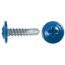 Саморезы для листовых пластин, сверло 4,2 х 16 винно-красный 100 шт,RAL 3005 ПРОМ (22780)