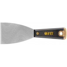 Шпатель для удаления ржавчины Профи, толщ. лезвия 1 мм, пластик.ручка с метал.бойком 2,5 (63 мм) (06395)