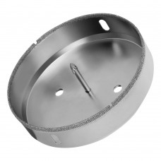 Сверло по керамической плитке и стеклу, 120 х 55 мм, шестигранный хвостовик, с центрующим сверлом Сибртех (72735)