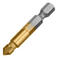 Зенковка конусная под М3, HSS, по металлу, 6-гранный хвостовик Denzel (72301)
