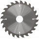 Диск пильный для циркулярных пил по дереву 165 х 30 х 24T + кольцо 30/20 мм (37657М)