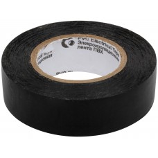 Изолента ROLLIX ПВХ 19 мм x 0,15 мм х 20 м, черная (11032)
