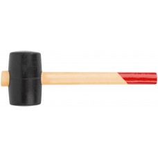 Киянка резиновая, деревянная ручка 55 мм ( 400 гр )