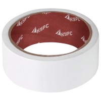Лента клейкая двусторонняя прозрачная бумажная 38 мм х 10 м (11836)