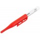 Маркер строительный перманентный, тонкий, удлиненное перо, красный (04344)