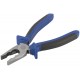Плоскогубцы комбинированные Один двухцветные обрезиненные ручки, полированная сталь 200 мм (47474М)