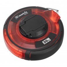 Рулетка геодезическая 30 м х 12,5 мм, закрытый корпус, стальная лента, односторонняя шкала, Pro Matrix