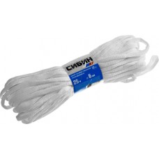 Хозяйственный полиэфирный шнур 6 мм 25 м СИБИН 50266