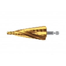 Сверло ступенчатое винтовая спираль URAGAN 6-30мм 13 ступеней 29658-6-30-13  