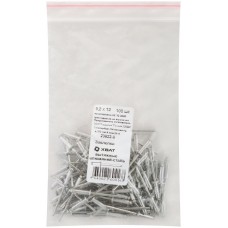 Заклепки вытяжные комбинированные, алюминий-сталь 3,2 х 12 100шт Фасовка (23622-0)