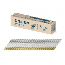 Гвозди финишные DA34 57 x 1.8 мм, калибр 15GA, 2000 шт ЗУБР 305397-57