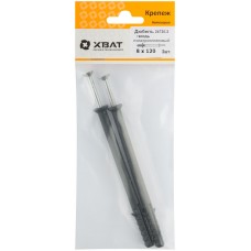 Дюбель-гвоздь полипропиленовый 8х120 (фасовка 2 шт.) (24720-2)