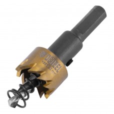 Коронка по металлу HSS, 20 мм, нитридтитановое покрытие Denzel (724101)