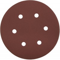 Круг шлифовальный универсальный Мастер 150 мм, 6 отверстий, Р320, 5 шт ЗУБР 35566-150-320