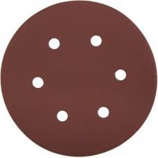 Круг шлифовальный универсальный Мастер 150 мм, 6 отверстий, Р320, 5 шт ЗУБР 35566-150-320