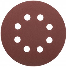 Круги шлифовальные с отверстиями (липучка), алюминий-оксидные, 125 мм, 5 шт. Р 180 (39838М)