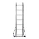 Лестница, 3 х 7 ступеней, алюминиевая, трехсекционная, Сибртех (97817)