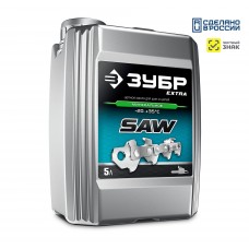 Масло цепное минеральное EXTRA 5 л для бензо- и электропил ЗУБР 70622-5