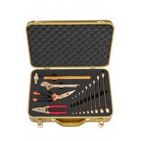 Набор взрывобезопасного инструмента (13 предметов) BeCu No.AA20-13, HORTZ